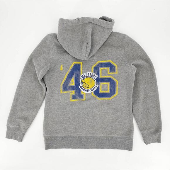 Junk Food Golden State Warriors Gray Full Zip Hoodie Size Large - Picture 1 of 6